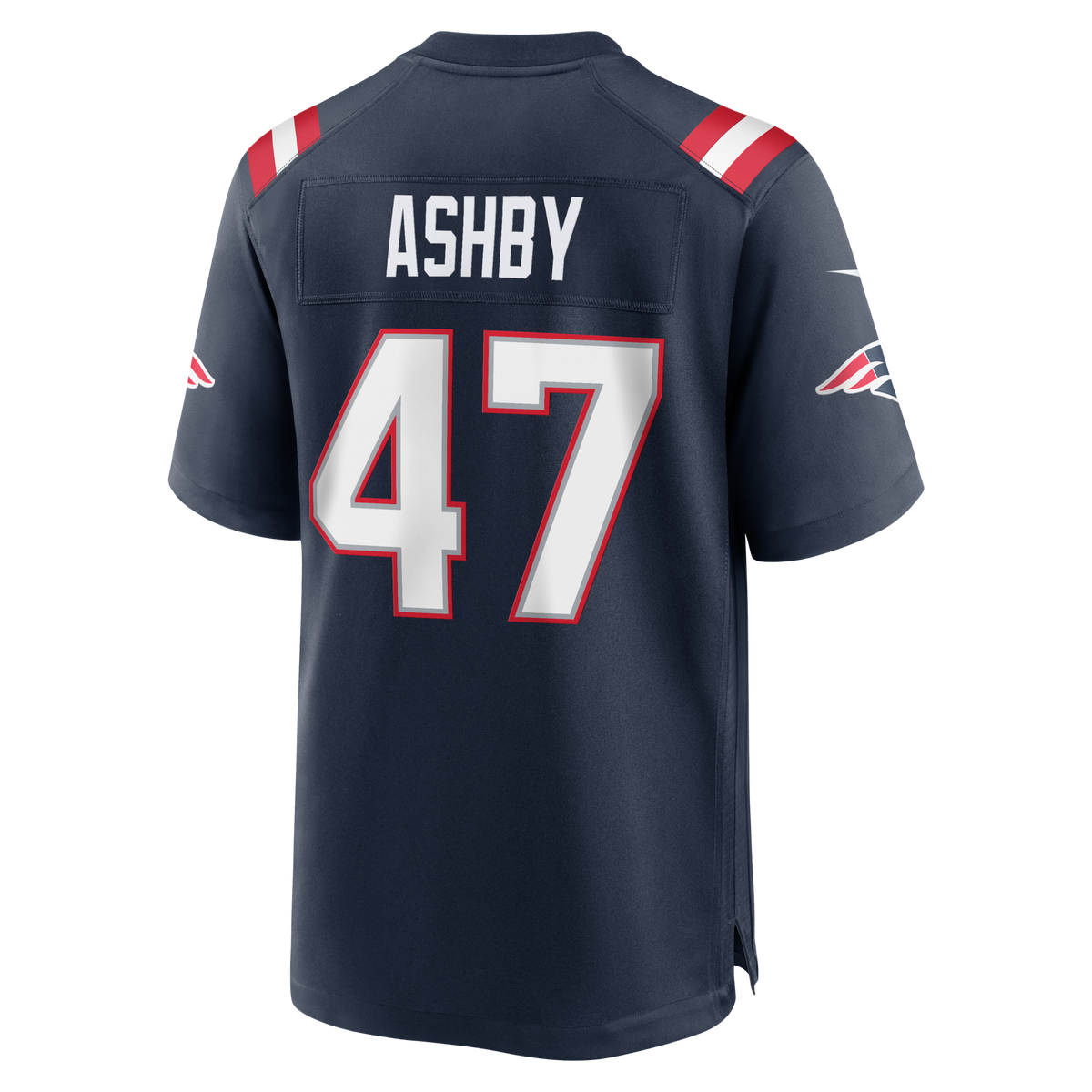 New England Patriots Julian Ashby Navy Team Game Jersey