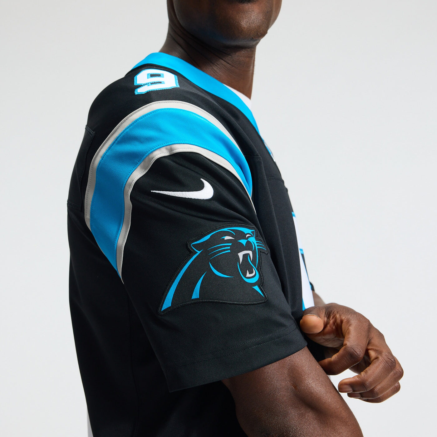 Carolina Panthers Bryce Young Nike Black Team Vapor F.U.S.E. Stitched Limited Jersey