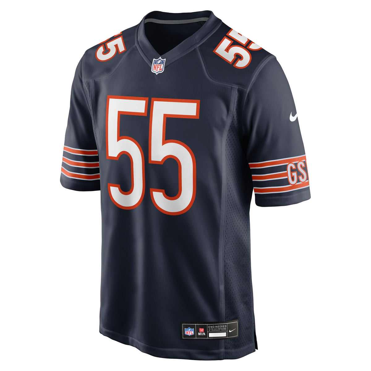 Chicago Bears Dayo Odeyingbo Navy Team Game Jersey