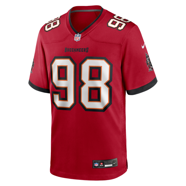 Tampa Bay Buccaneers Anthony Nelson Red Game Jersey