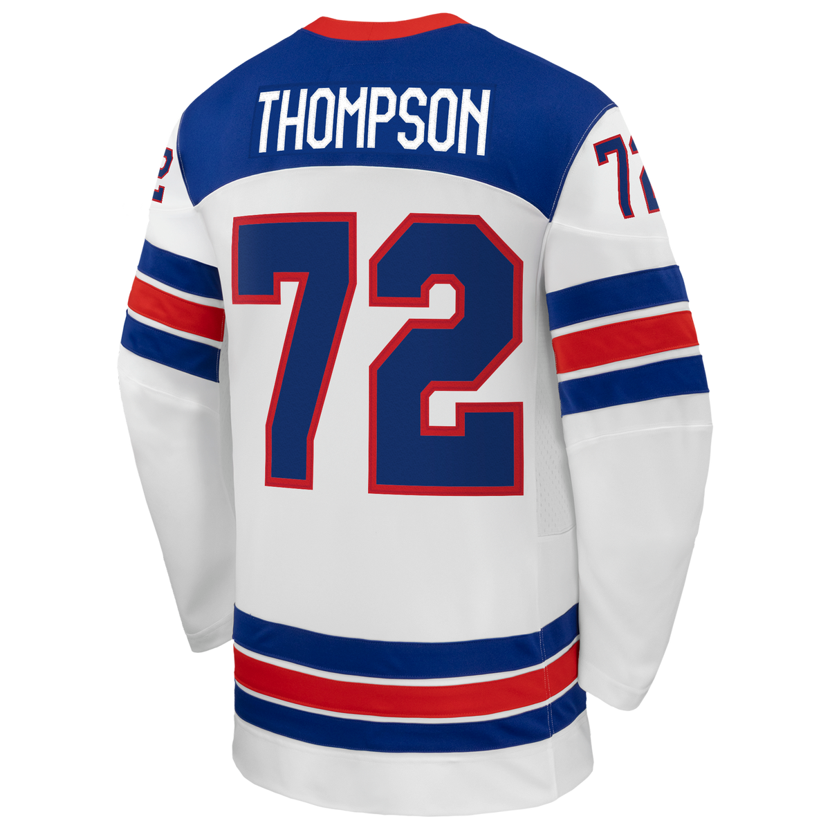 US Hockey Tage Thompson Nike White 2026 Away Replica Jersey