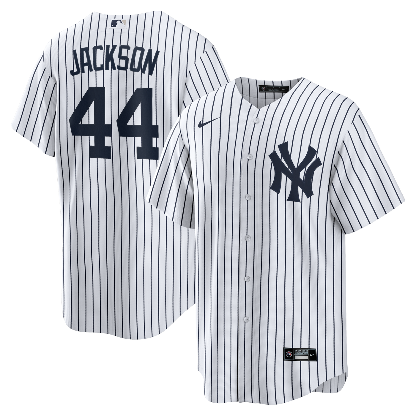 New York Yankees Reggie Jackson Nike White Home Retired Player Replica Jersey