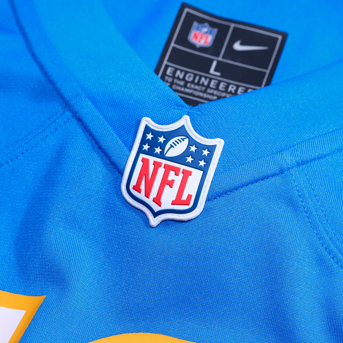 Los Angeles Chargers Oronde Gadsden Powder Blue Team Game Jersey