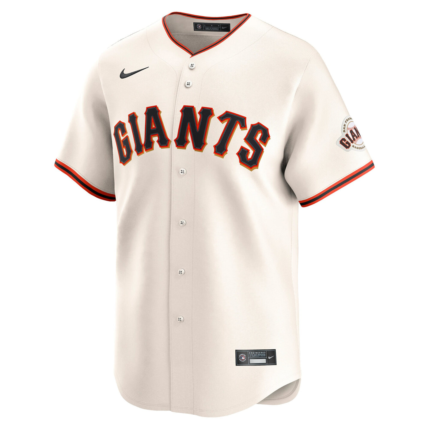 San Francisco Giants Willy Adames Nike Cream Home Limited Player Jersey