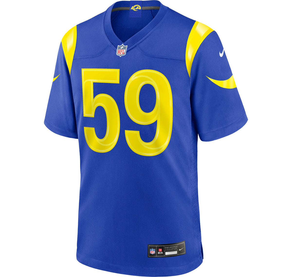 Los Angeles Rams Darryl Peterson Royal Game Jersey