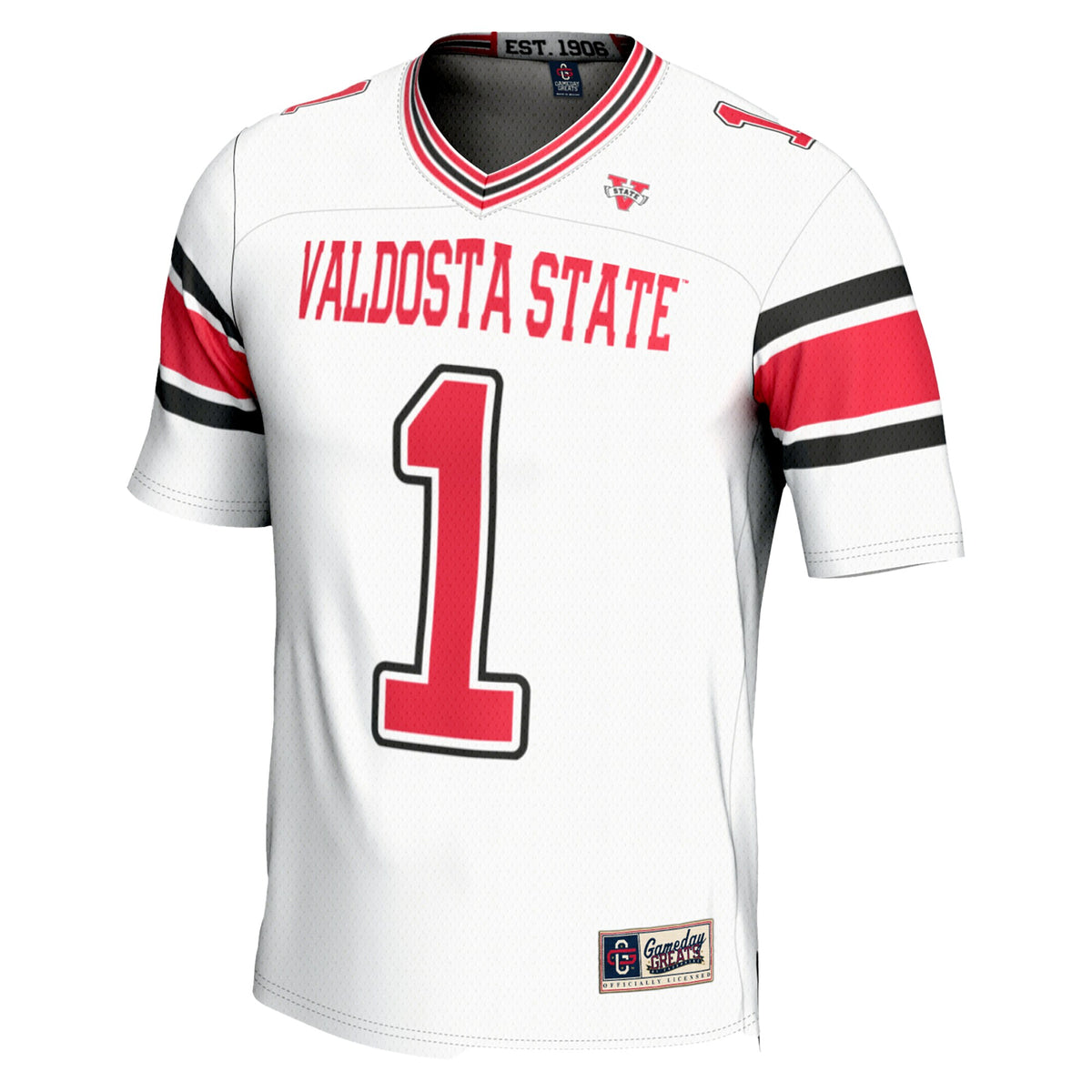 #1 Valdosta State Blazers GameDay Greats Endzone Football Jersey - White