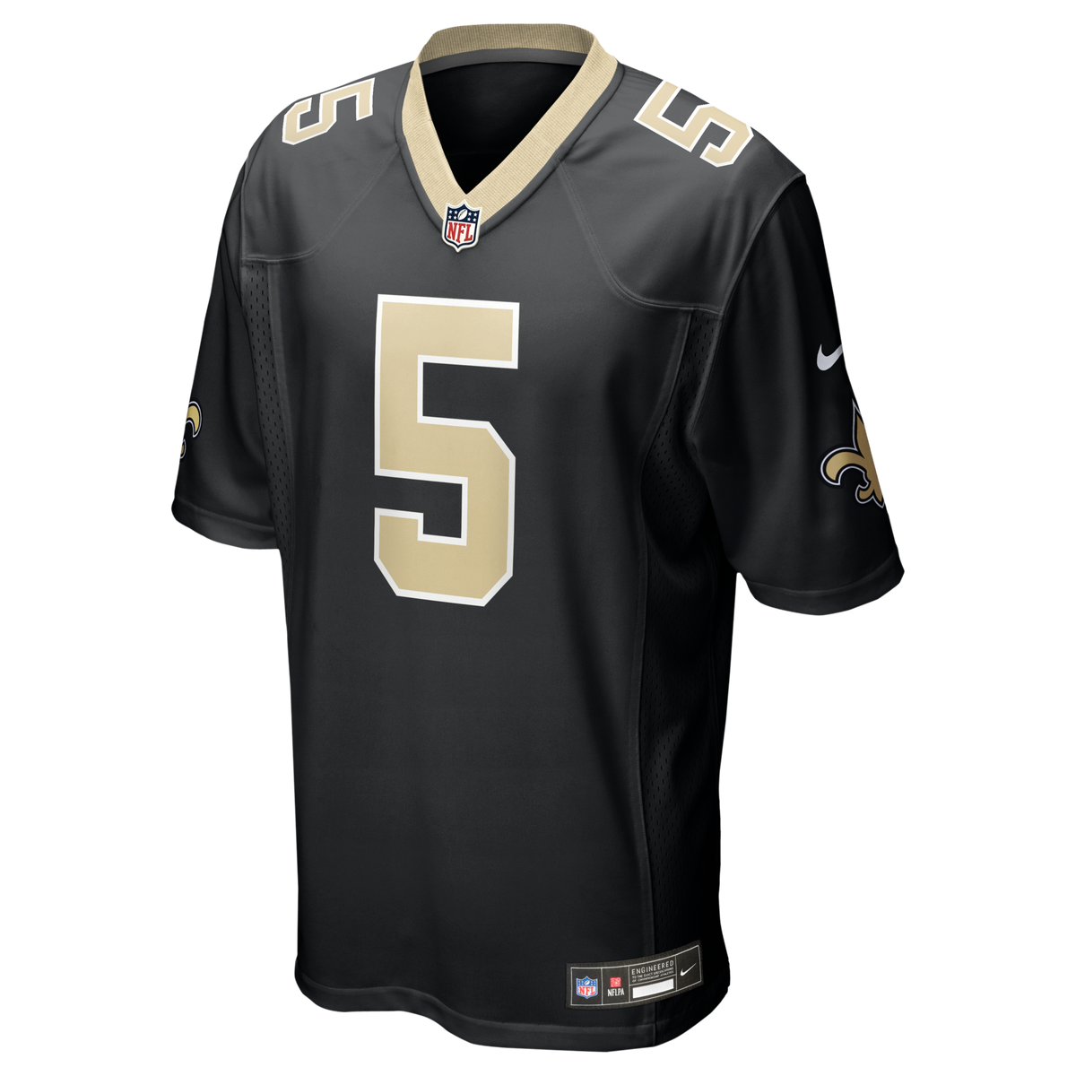 New Orleans Saints Kendre Miller Black Team Game Jersey