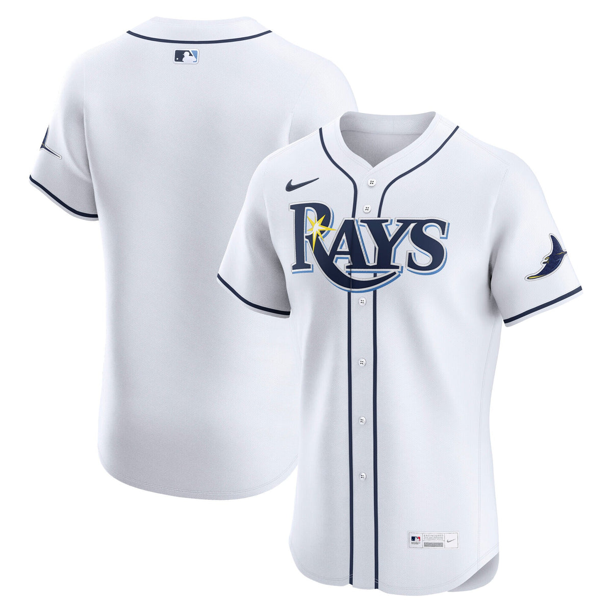 Tampa Bay Rays White Home Elite Jersey