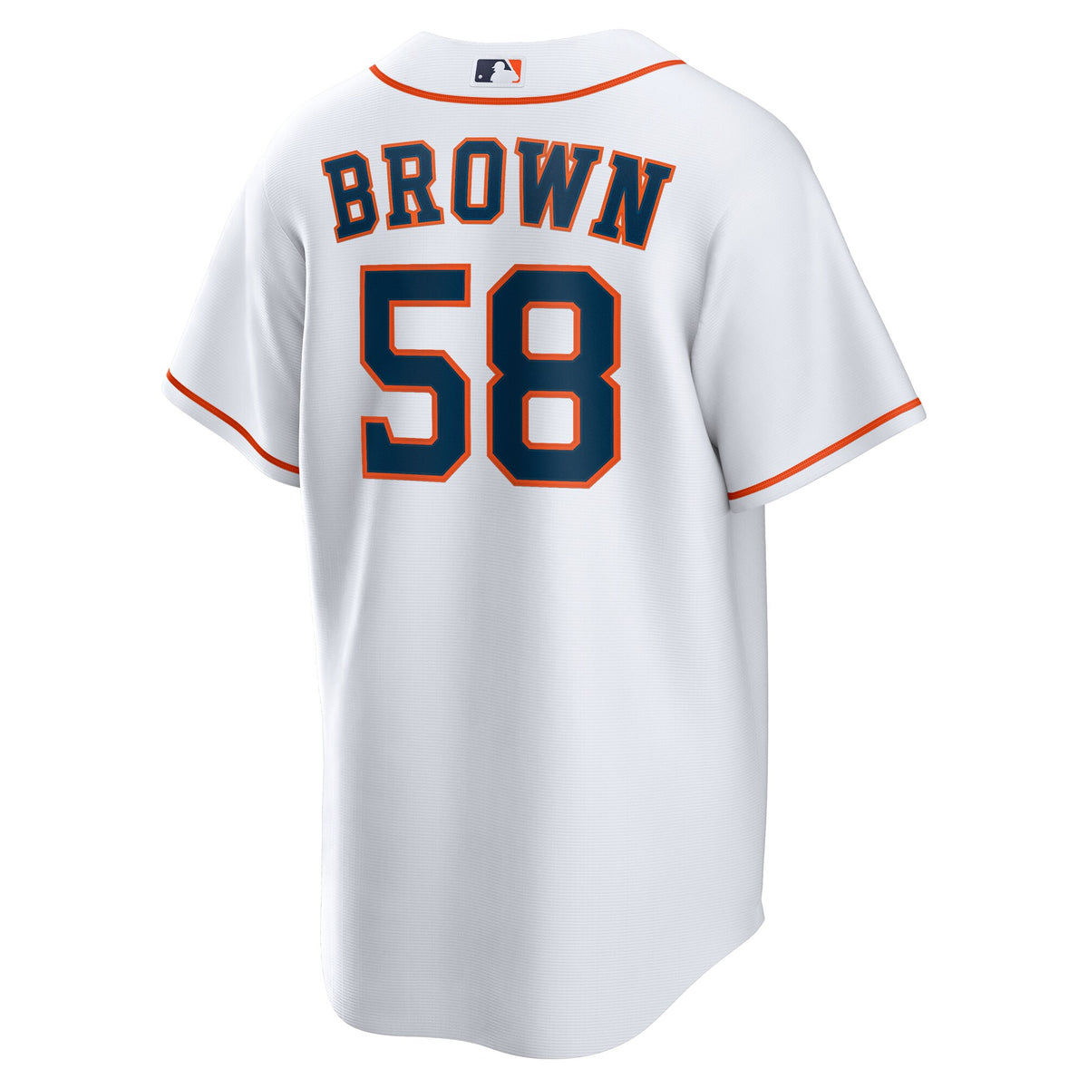 Houston Astros Hunter Brown White Home Replica Jersey