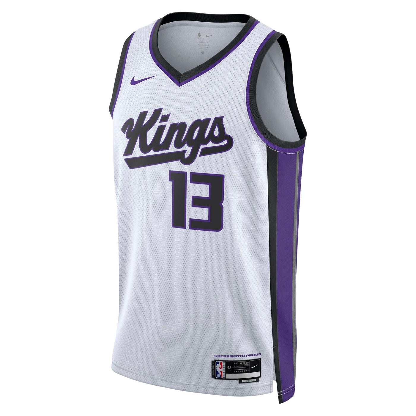 Sacramento Kings Nike Association Edition Swingman Jersey - White - Keegan Murray