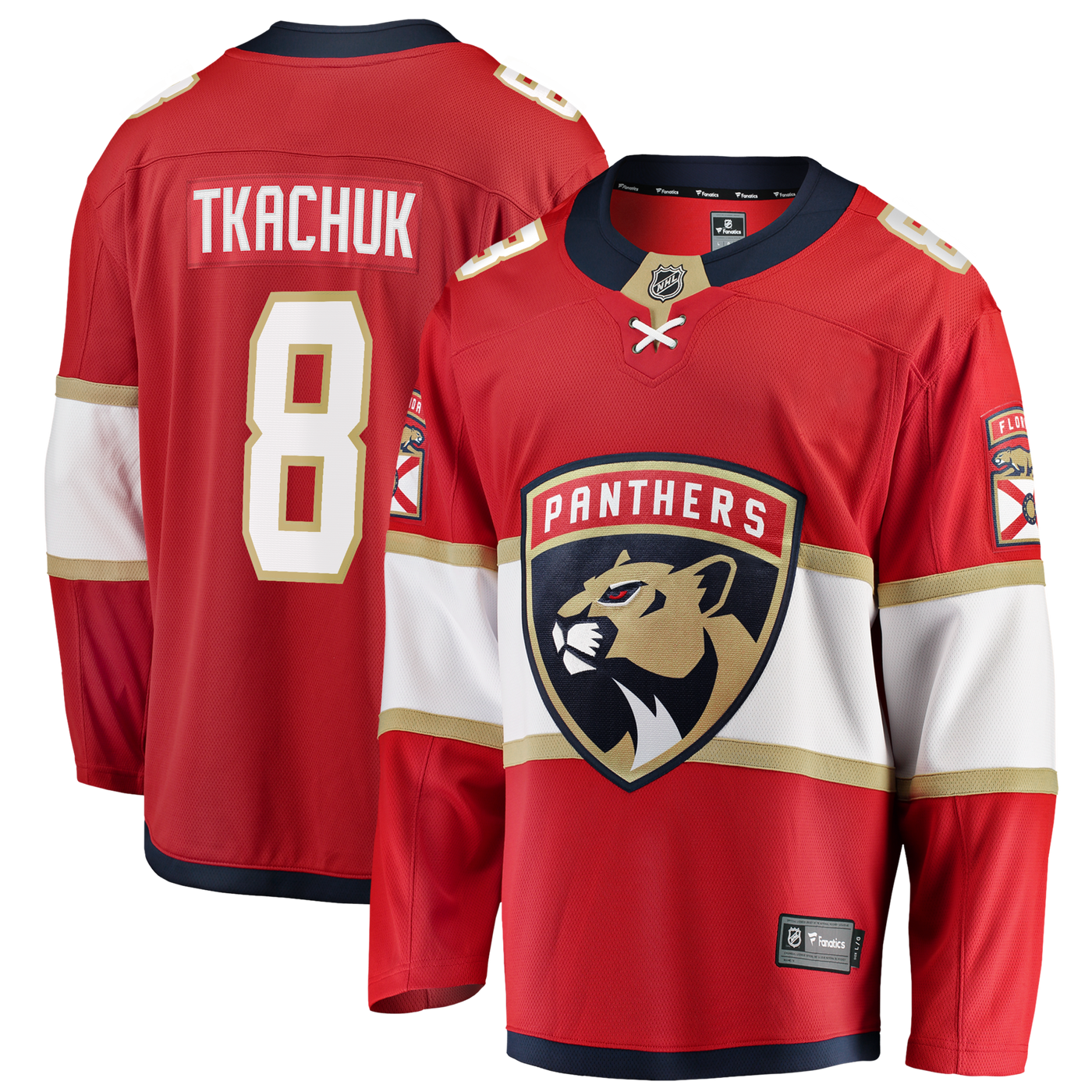 Florida Panthers Brady Tkachuk Fanatics Red Home Breakaway Jersey