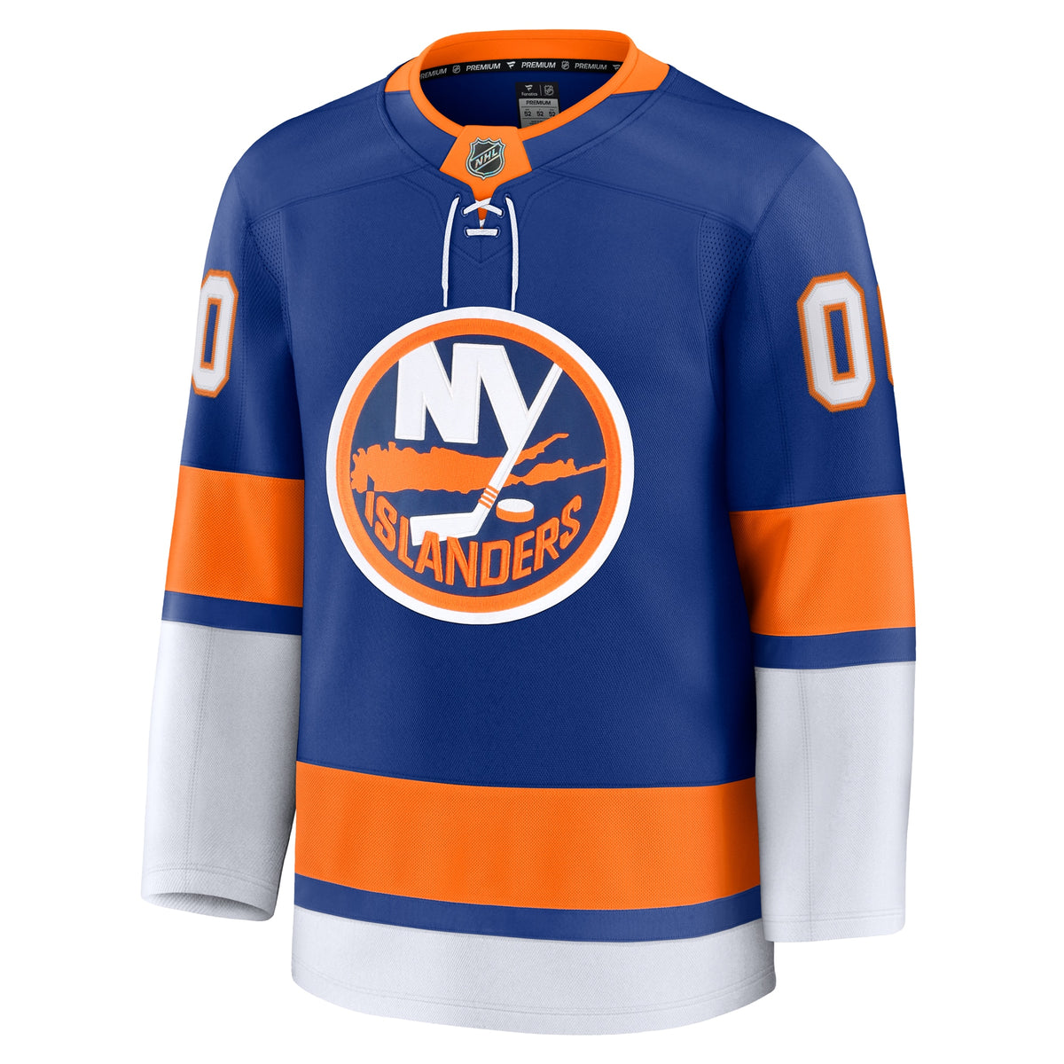 New York Islanders Fanatics Royal Home Premium Custom Jersey