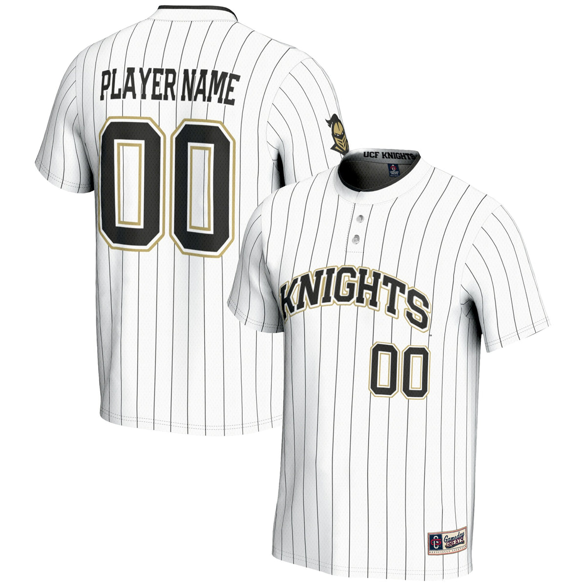 UCF Knights GameDay Greats NIL Pick-A-Player Lightweight Softball Jersey - White