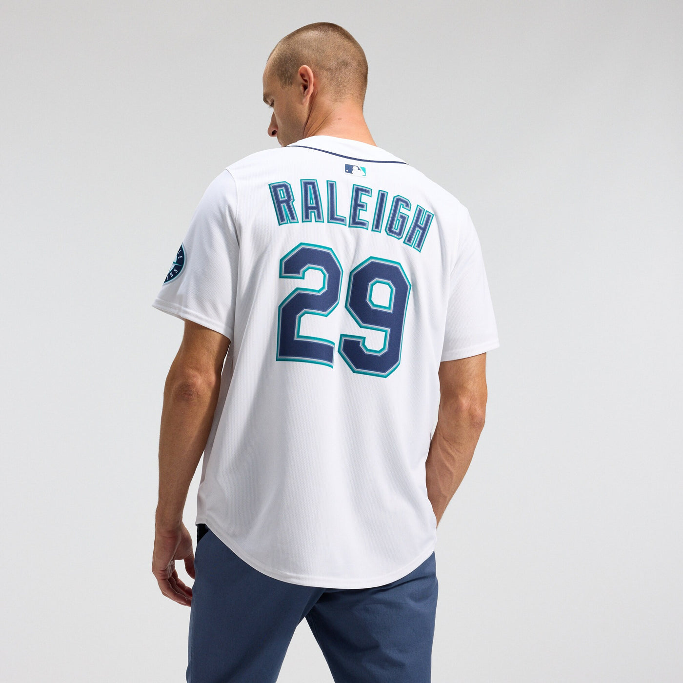 Seattle Mariners Cal Raleigh Nike White Home Limited Player Jersey