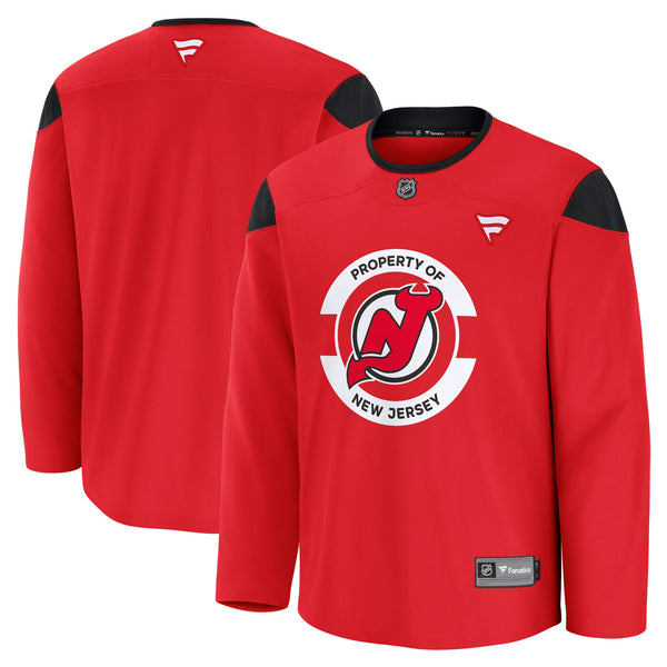 New Jersey Devils Fanatics Red Practice Jersey