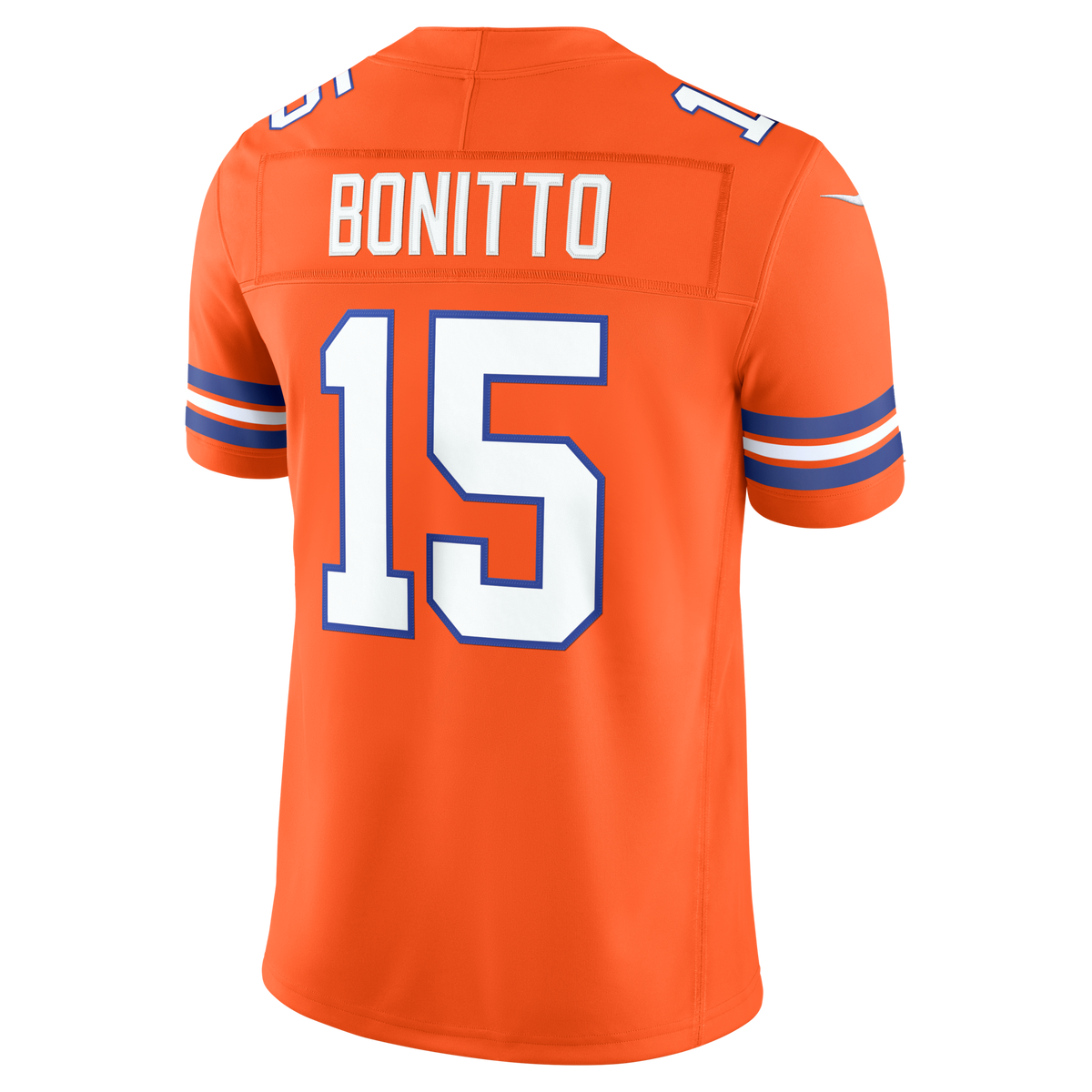 Denver Broncos Nik Bonitto Orange Alternate Mile High Collection 1977 Throwback Vapor F.U.S.E. Stitched Limited Jersey