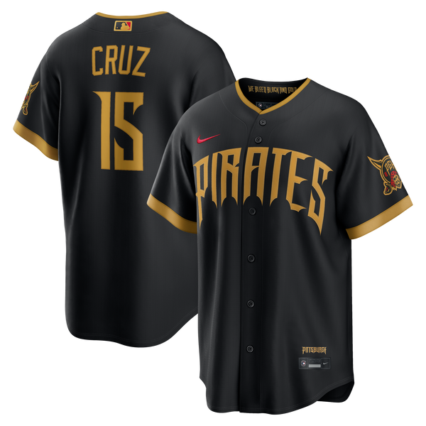Pittsburgh Pirates Oneil Cruz Nike Black 2026 City Connect Stadium Jersey