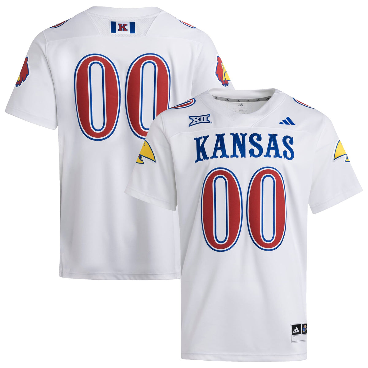 #00 Kansas Jayhawks Premier Strategy Jersey - White