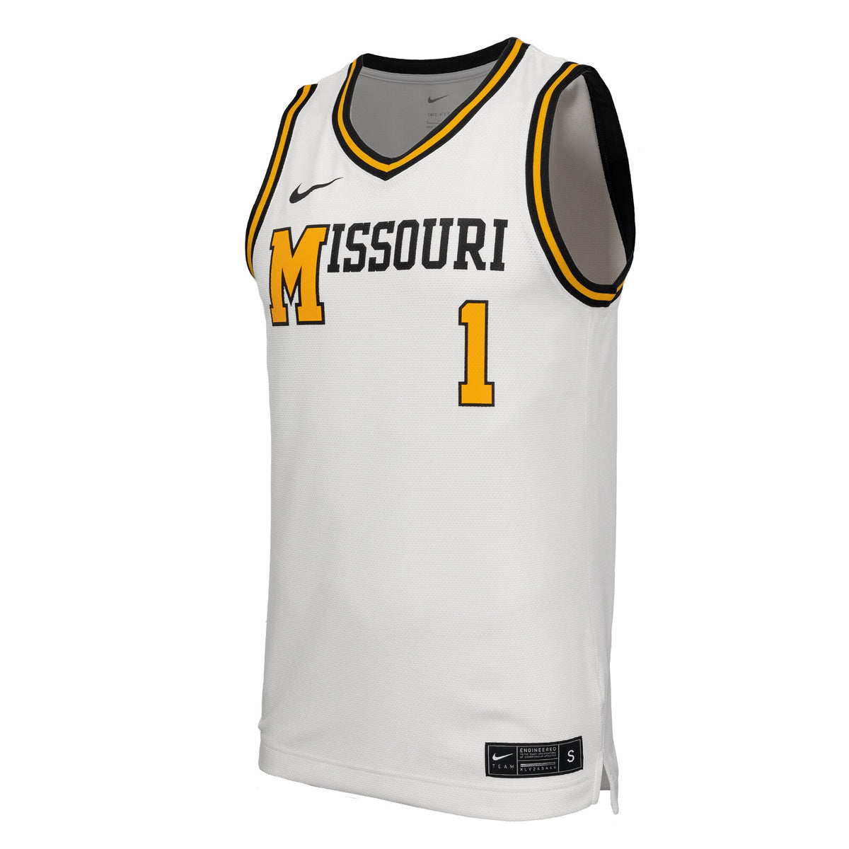 Missouri Tigers Retro Replica Basketball Jersey - White