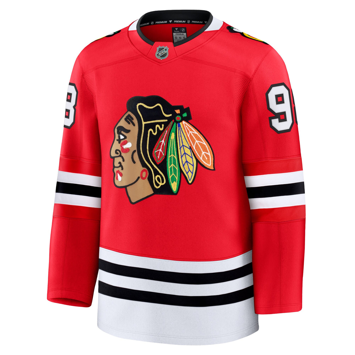 Chicago Blackhawks Connor Bedard Fanatics Red Home Premium Jersey