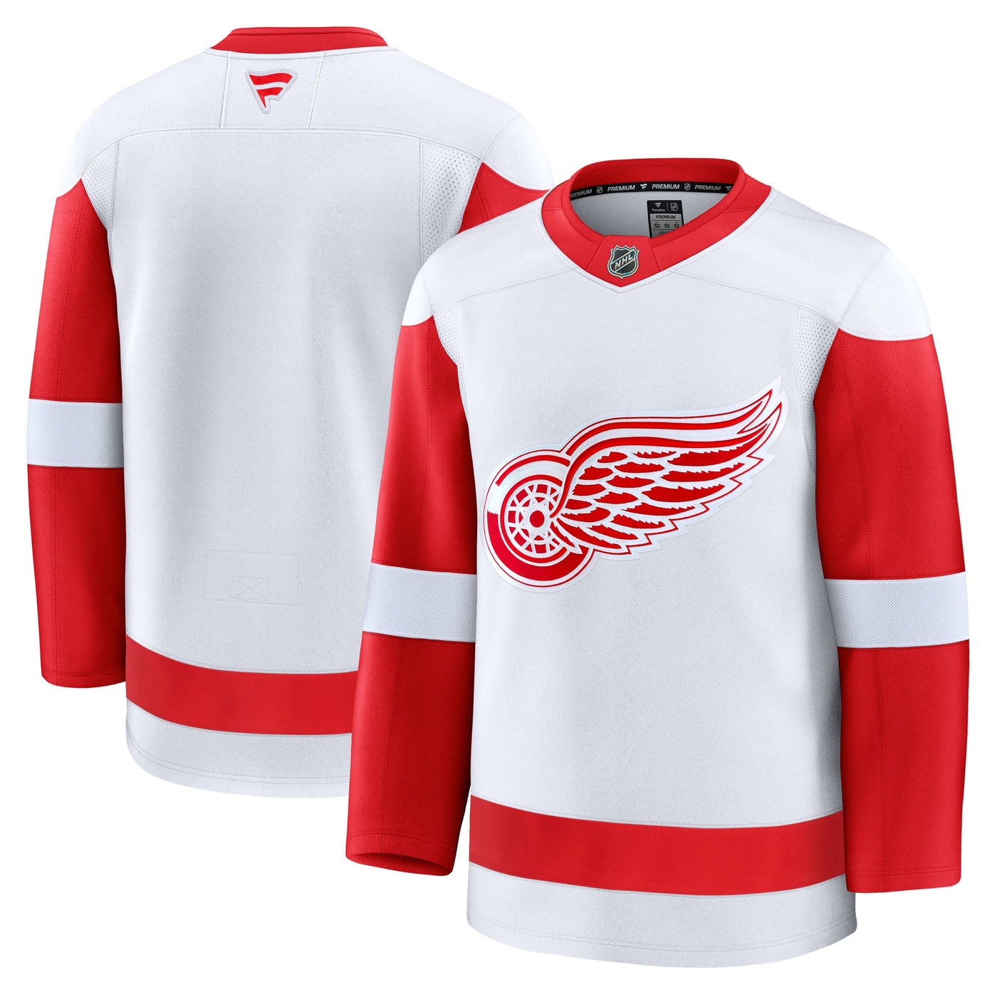 Detroit Red Wings Fanatics White Away Premium Jersey