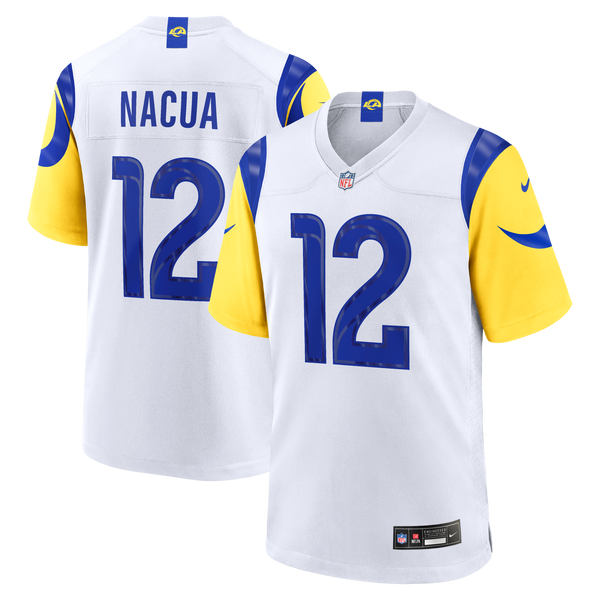 Los Angeles Rams Puka Nacua Nike White White Game Player Jersey