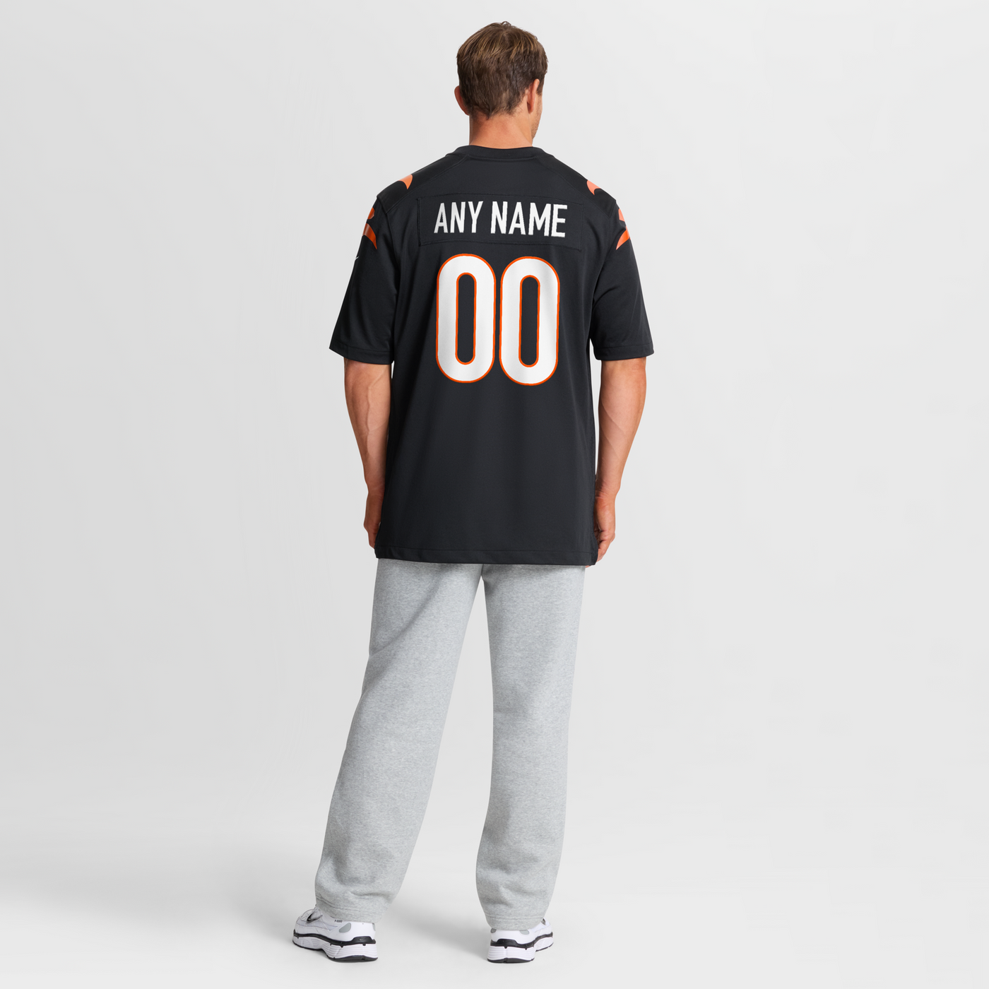 Cincinnati Bengals Nike Black Game Custom Jersey