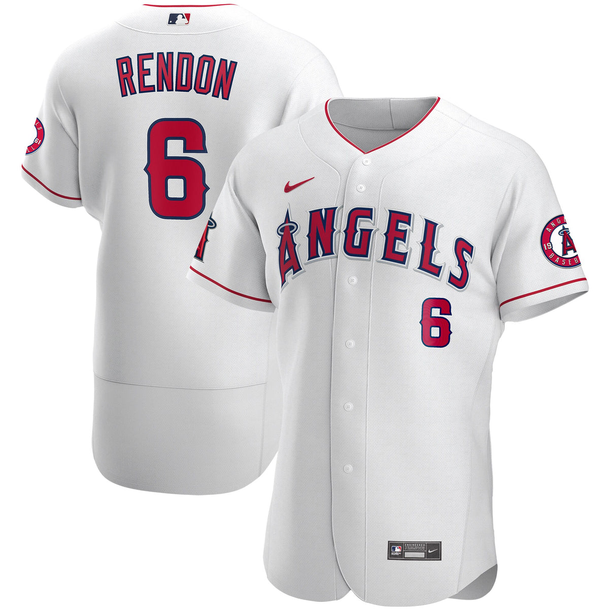 Los Angeles Angels Anthony Rendon White Authentic Player Jersey