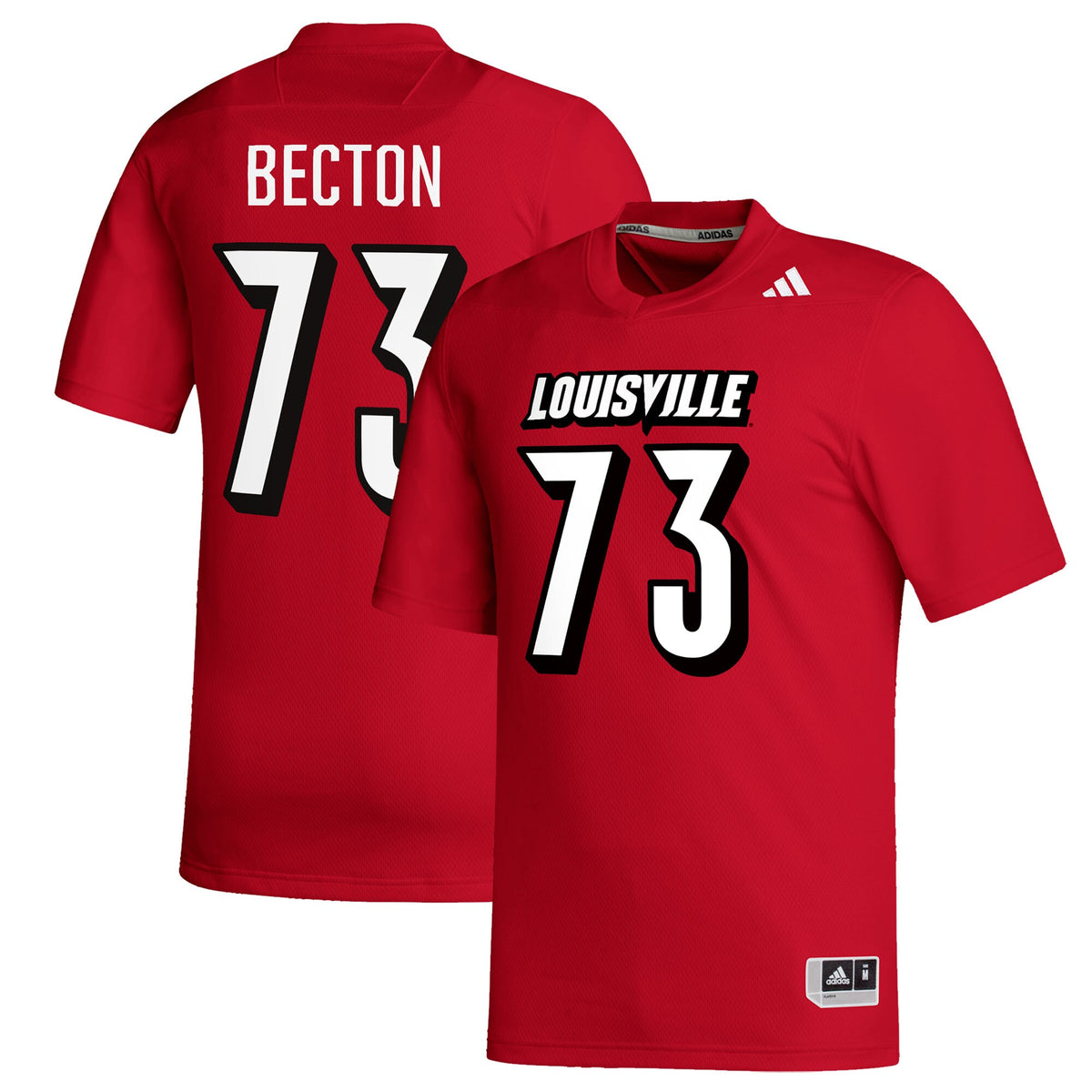 Mekhi Becton Louisville Cardinals Replica Football Alumni Jersey - Red