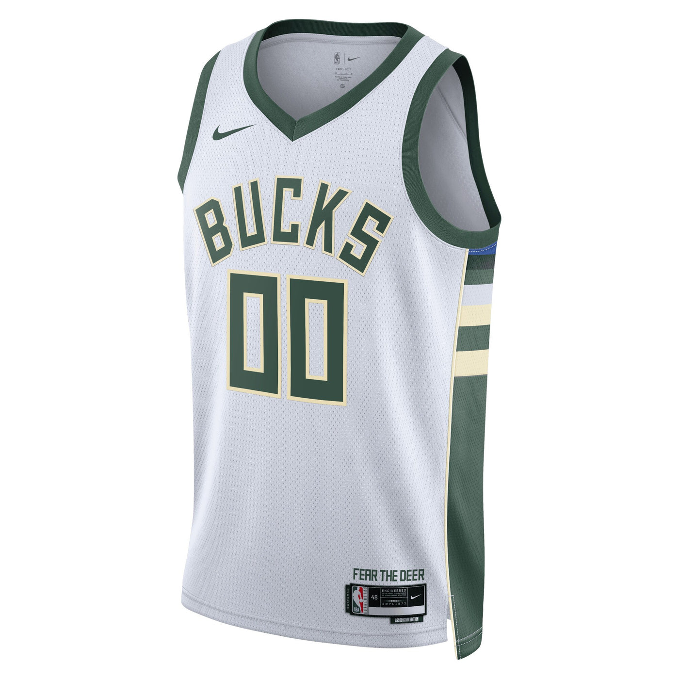 Milwaukee Bucks Nike Association Swingman Jersey - Custom