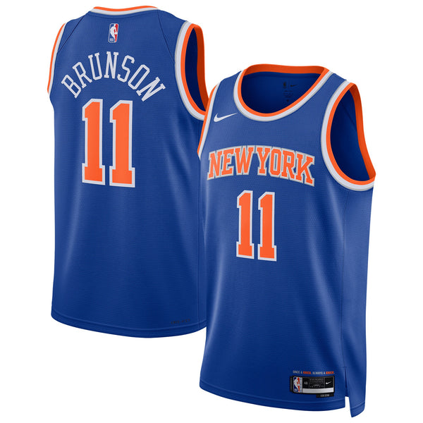 New York Knicks Replica Icon Swingman Jersey - - Jalen Brunson