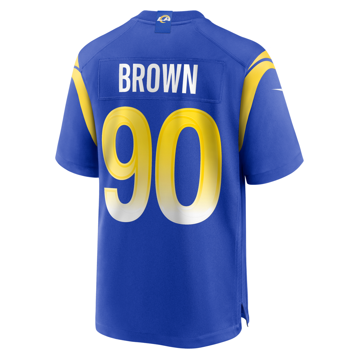 Los Angeles Rams Earnest Brown IV Royal Team Game Jersey