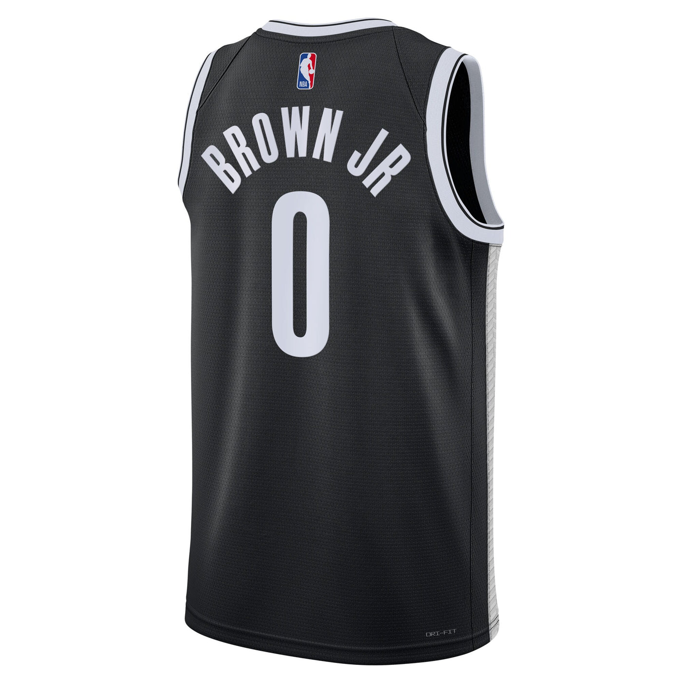Brooklyn Nets Nike Icon Swingman Jersey - Black - Mikel Brown Jr.