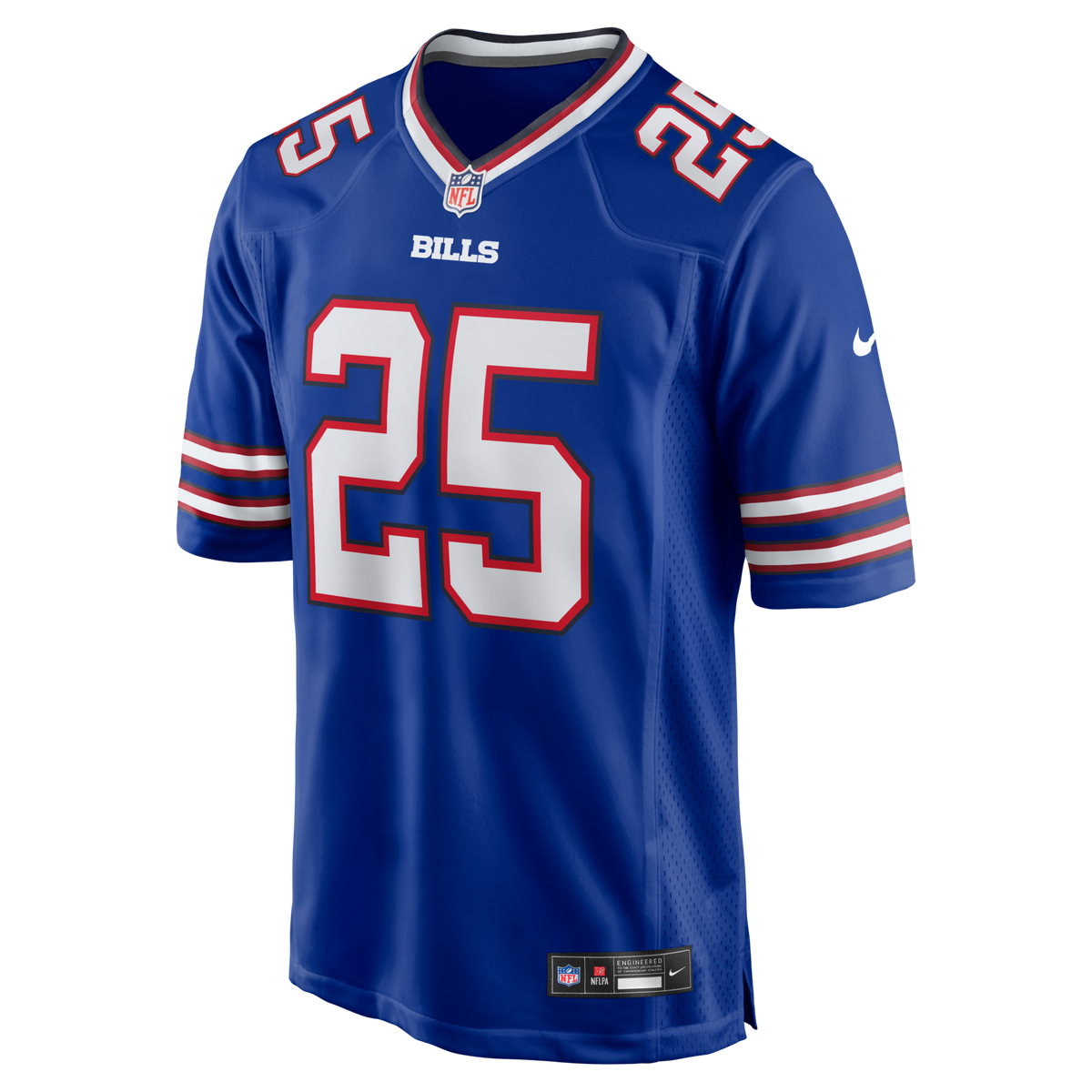 Buffalo Bills Ty Johnson Royal Team Game Jersey