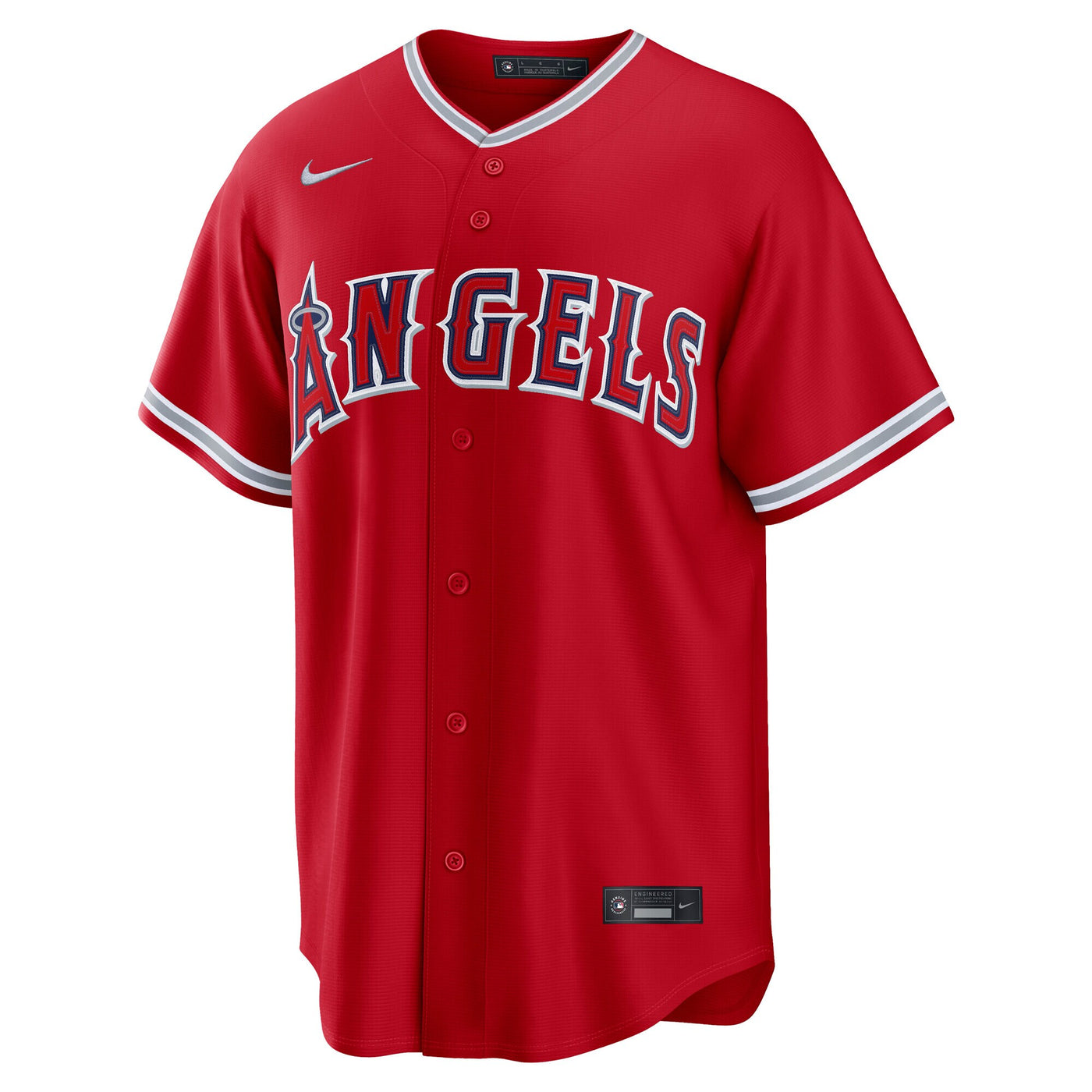 Los Angeles Angels Mike Trout Nike Red Alternate Replica Jersey