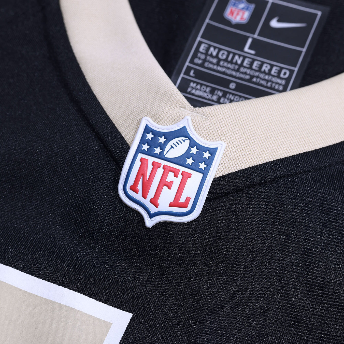 New Orleans Saints Chris Olave Nike Black Player Game Jersey