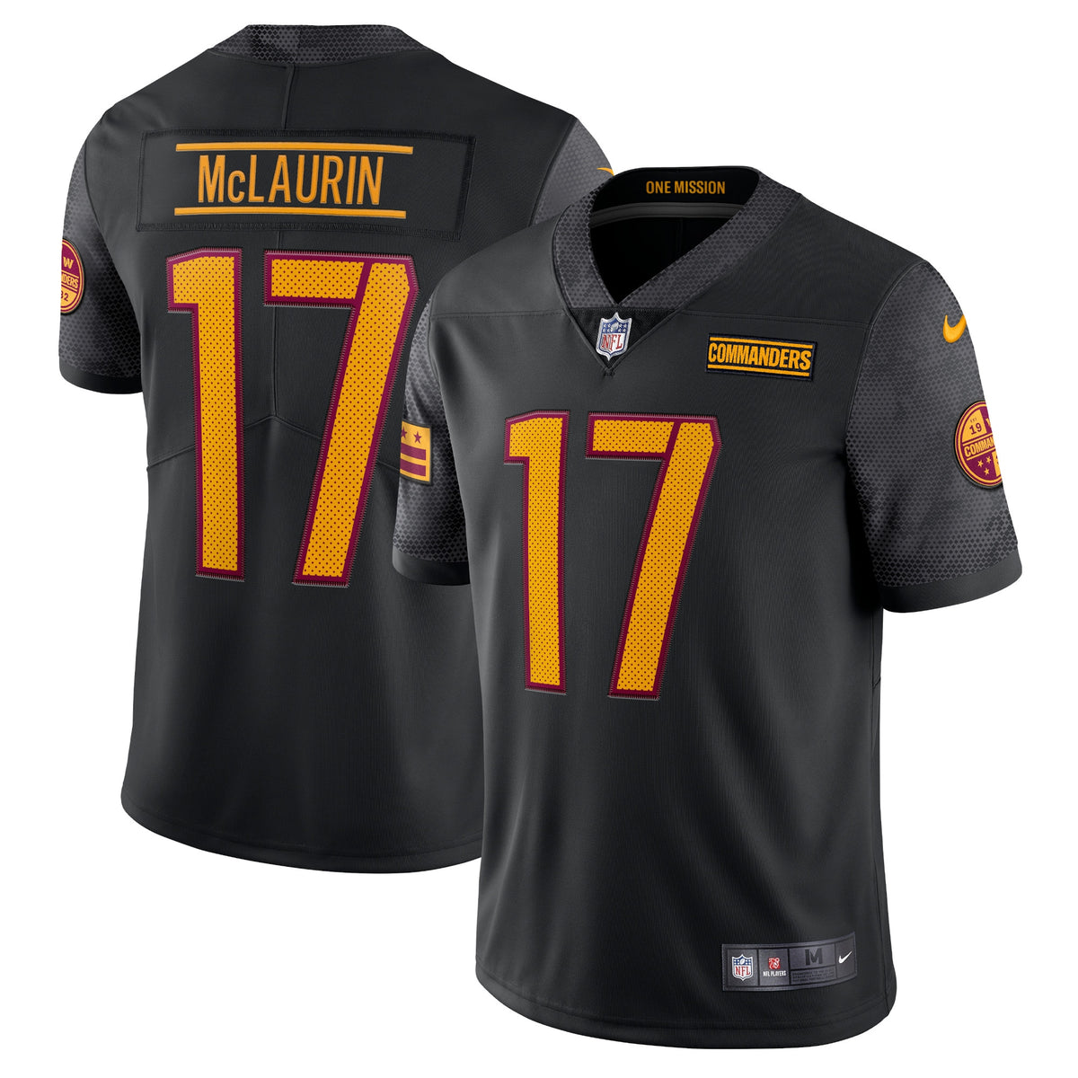 Washington Commanders Terry McLaurin Black Alternate Vapor Limited Jersey