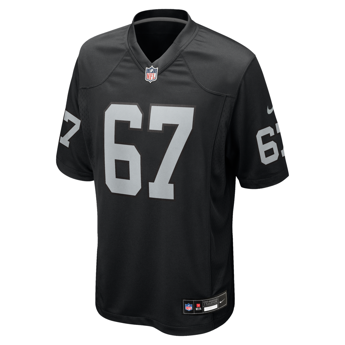 Las Vegas Raiders Will Putnam Black Team Game Jersey
