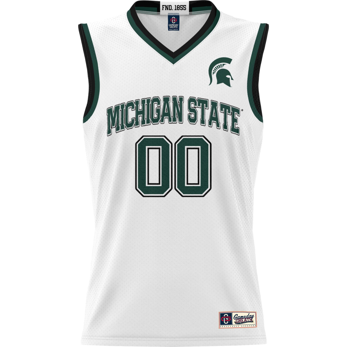 Michigan State Spartans GameDay Greats NIL Pick-A-Player Basketball Jersey - White