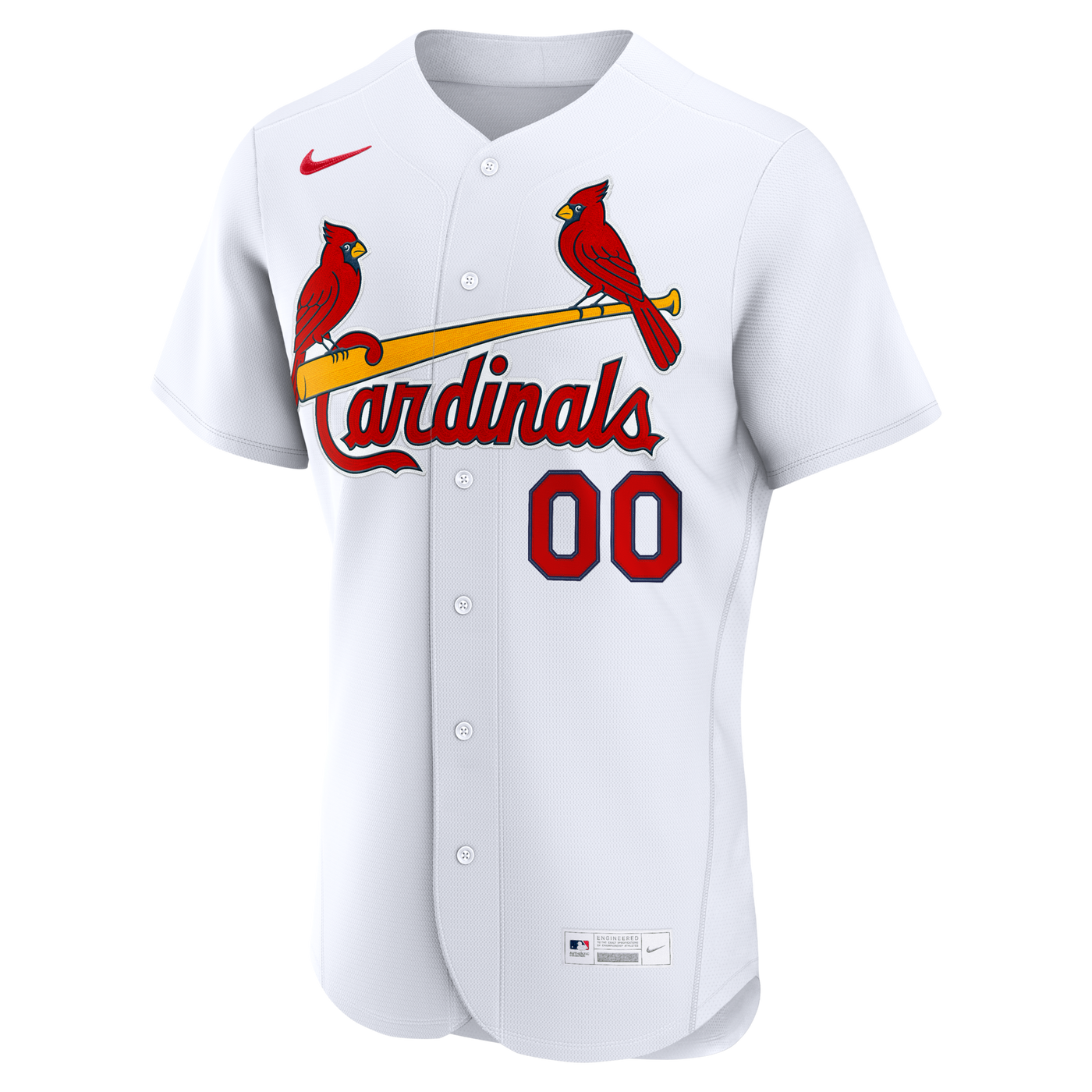 St. Louis Cardinals Nike White Home Authentic Custom Jersey