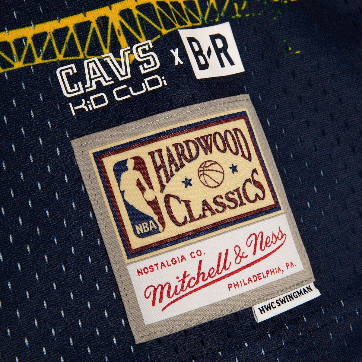 Cleveland Cavaliers Mitchell & Ness X Kid Cudi Br Remix Jersey - Navy