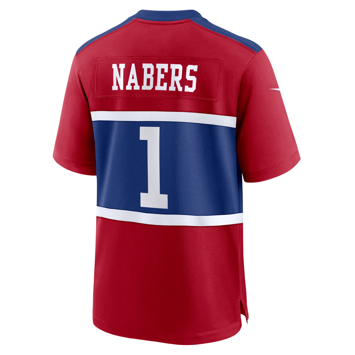 New York Giants Malik Nabers Century Red Alternate Game Jersey