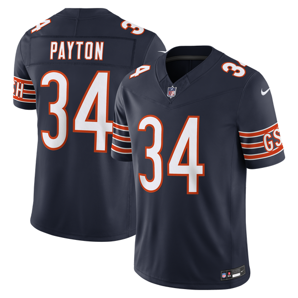 Chicago Bears Walter Payton Nike Navy Vapor F.U.S.E. Stitched Retired Limited Jersey