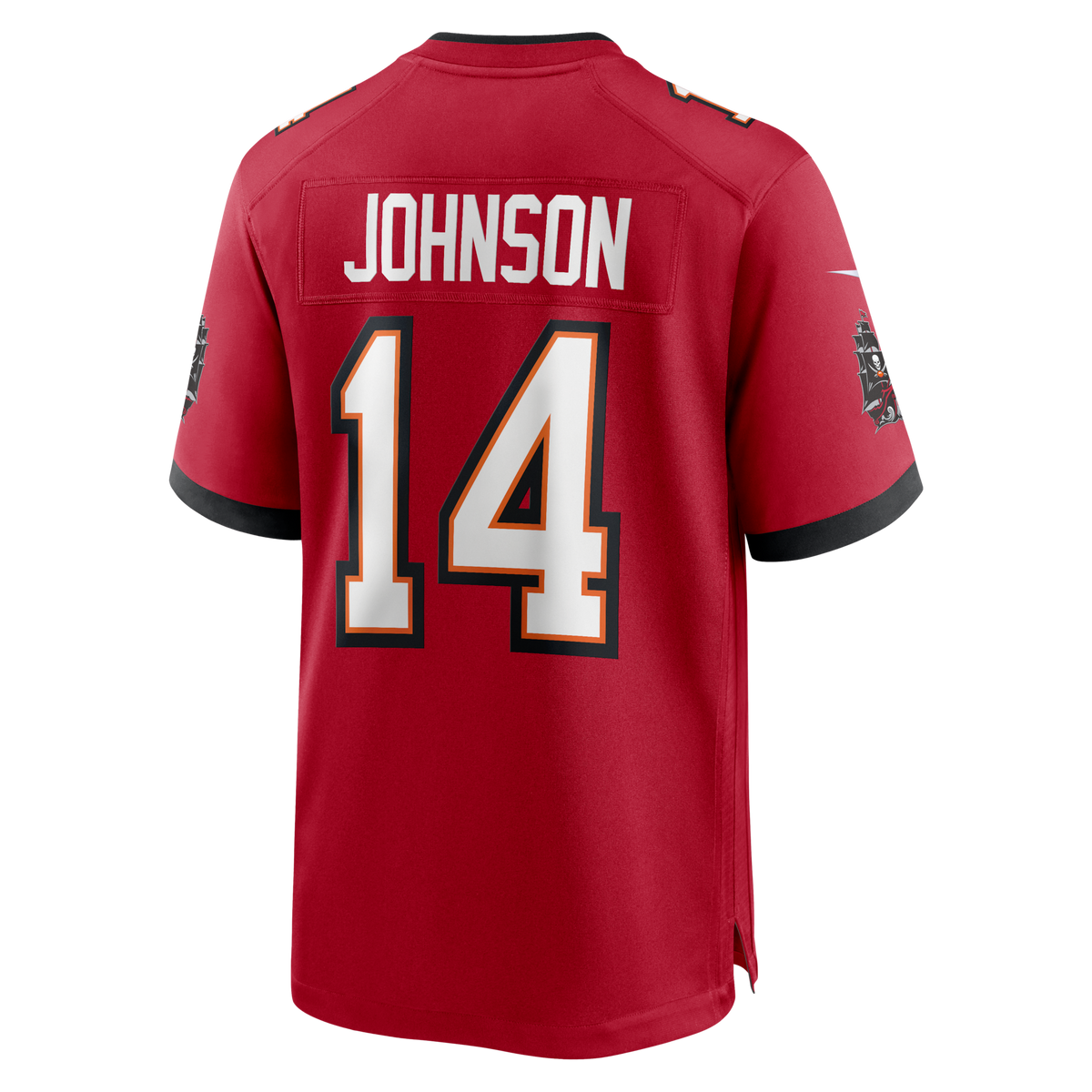 Tampa Bay Buccaneers Brad Johnson Red Game Retired Player Jersey