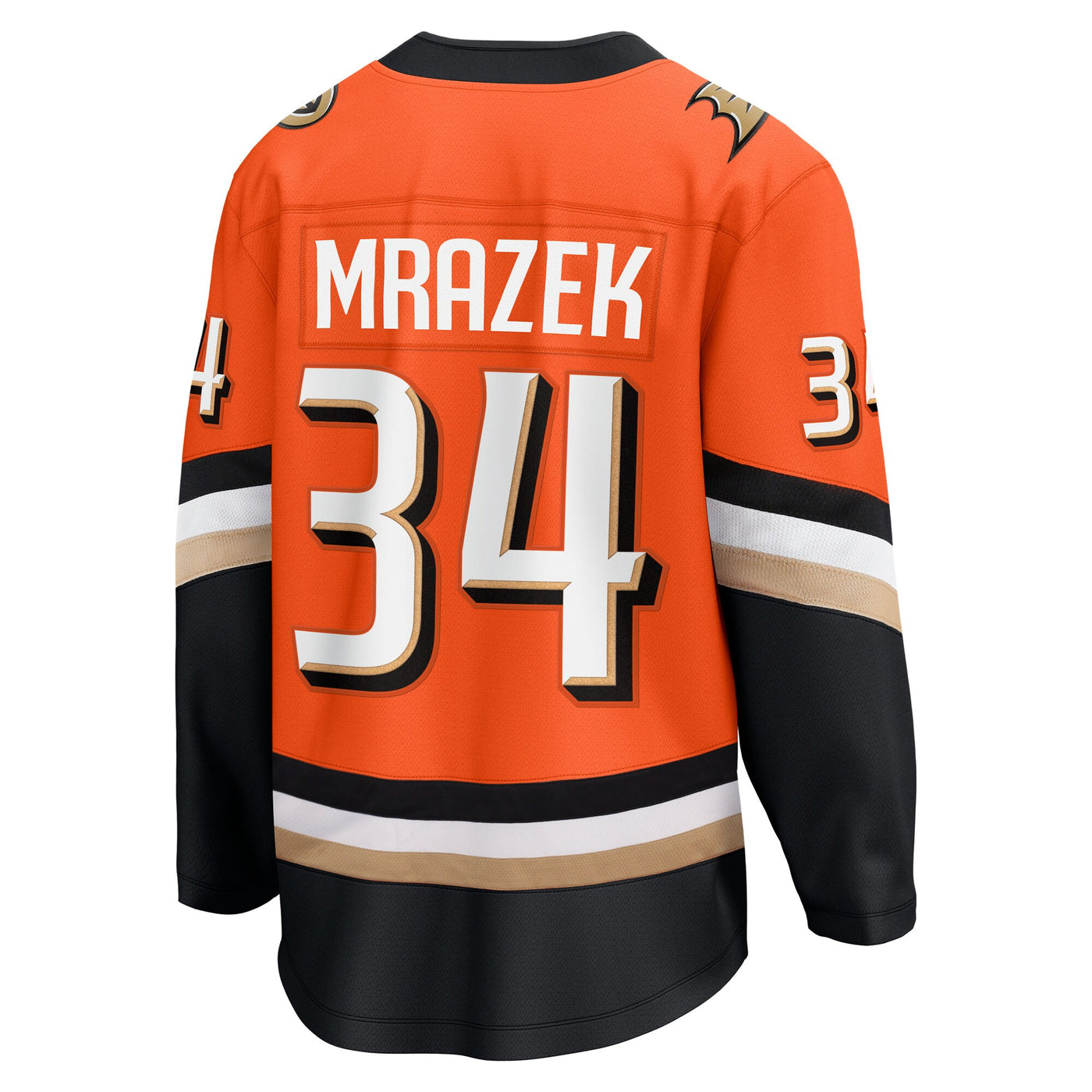 Anaheim Ducks Petr Mrazek Fanatics Orange Home Breakaway Jersey