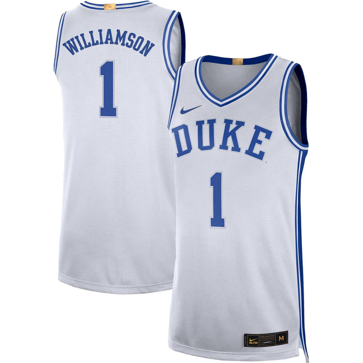Zion Williamson Duke Blue Devils Limited Basketball Jersey - White