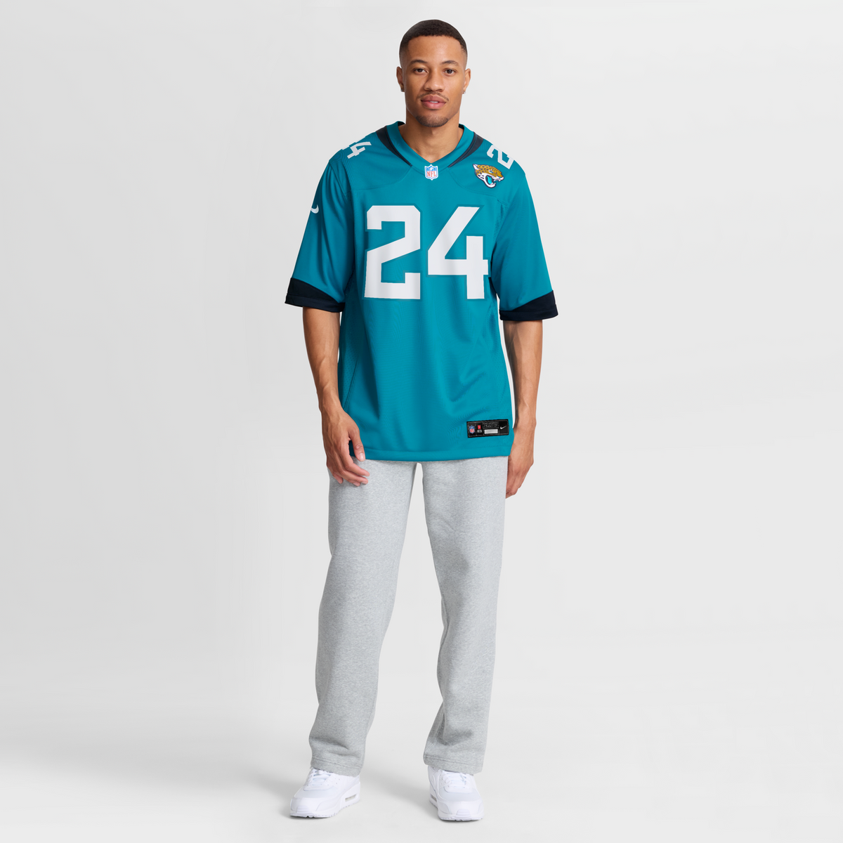 Jacksonville Jaguars Chris Rodriguez Jr. Teal Team Game Jersey