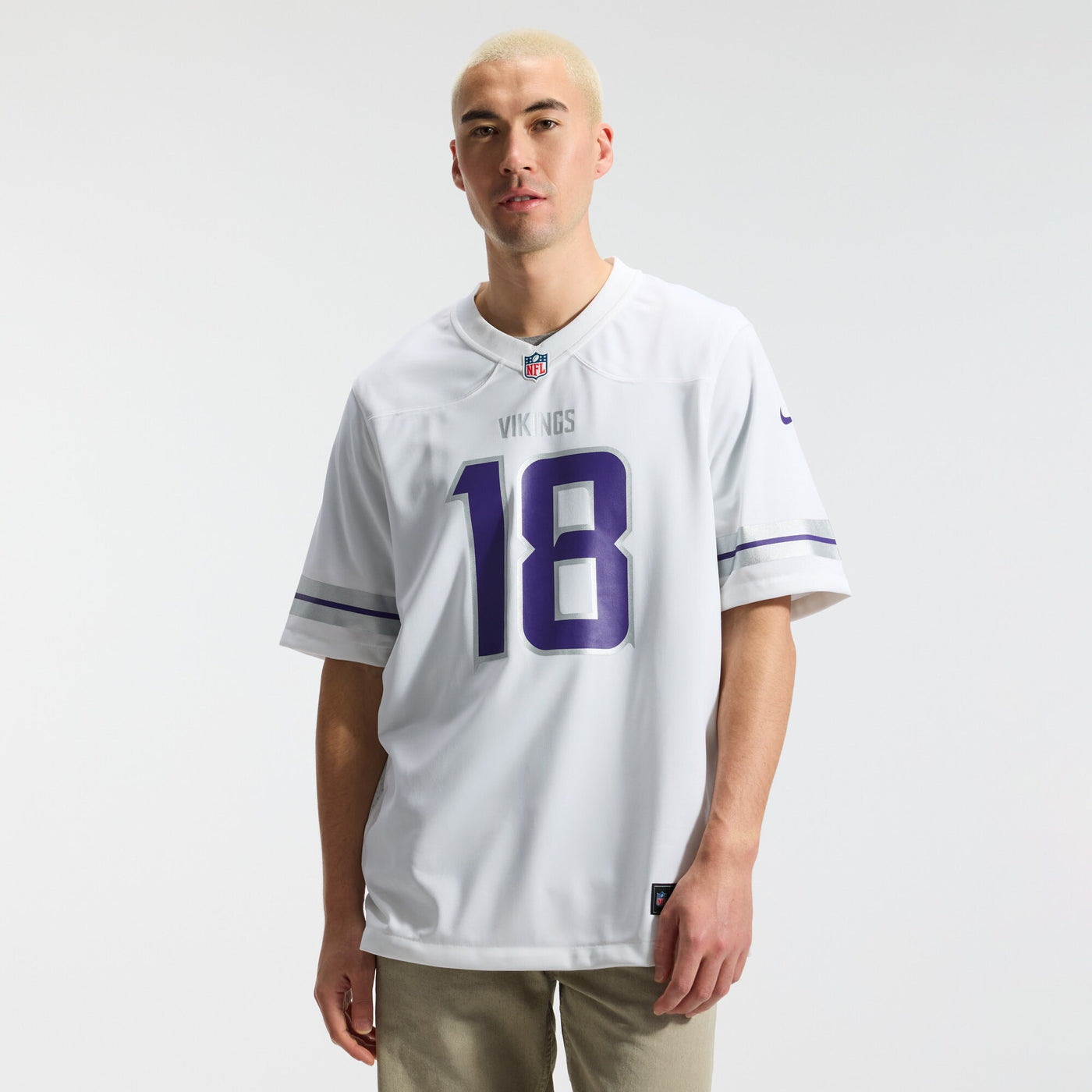 Minnesota Vikings Justin Jefferson Nike White Alternate Game Player Jersey