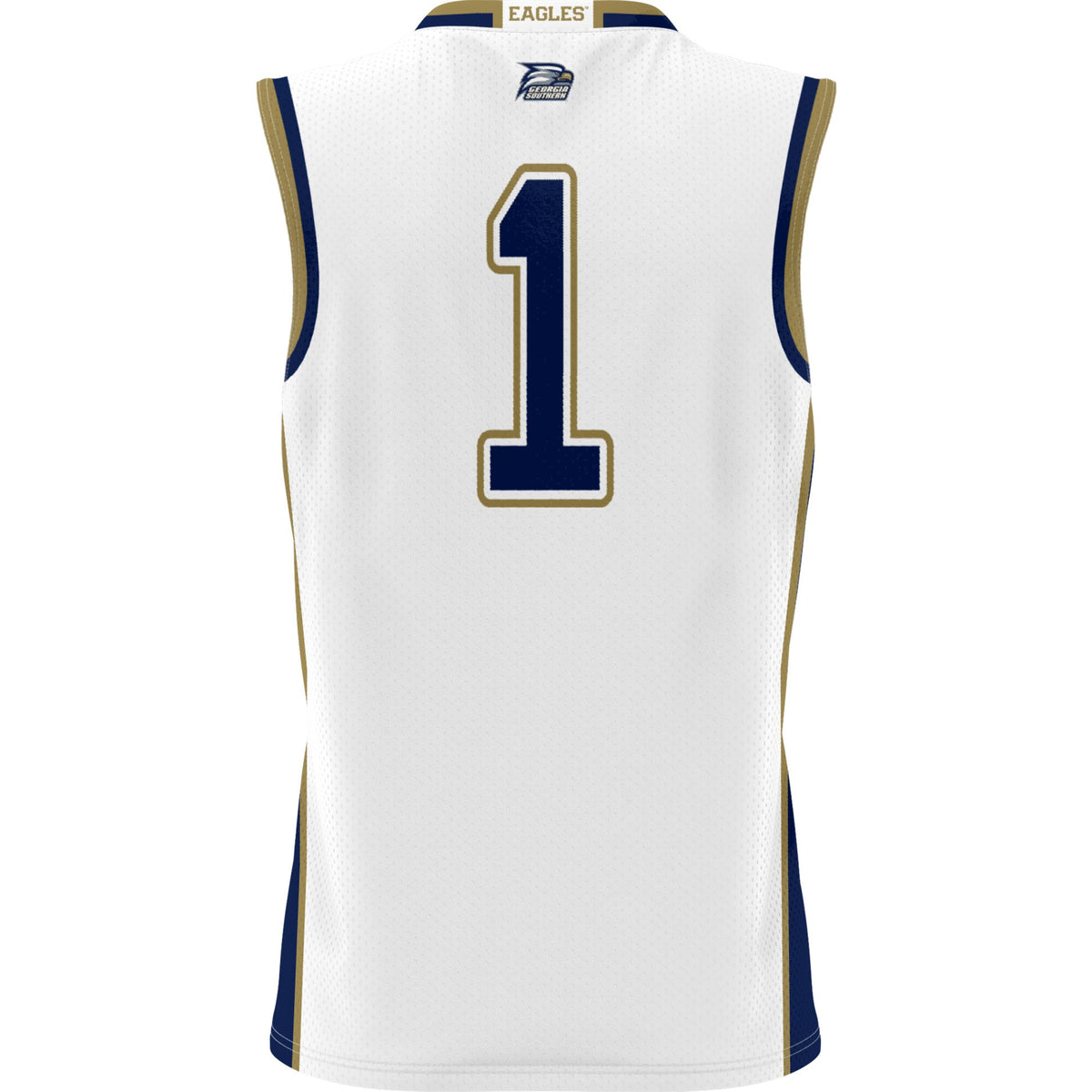 #1 Georgia Southern Eagles GameDay Greats Lightweight Basketball Jersey - White