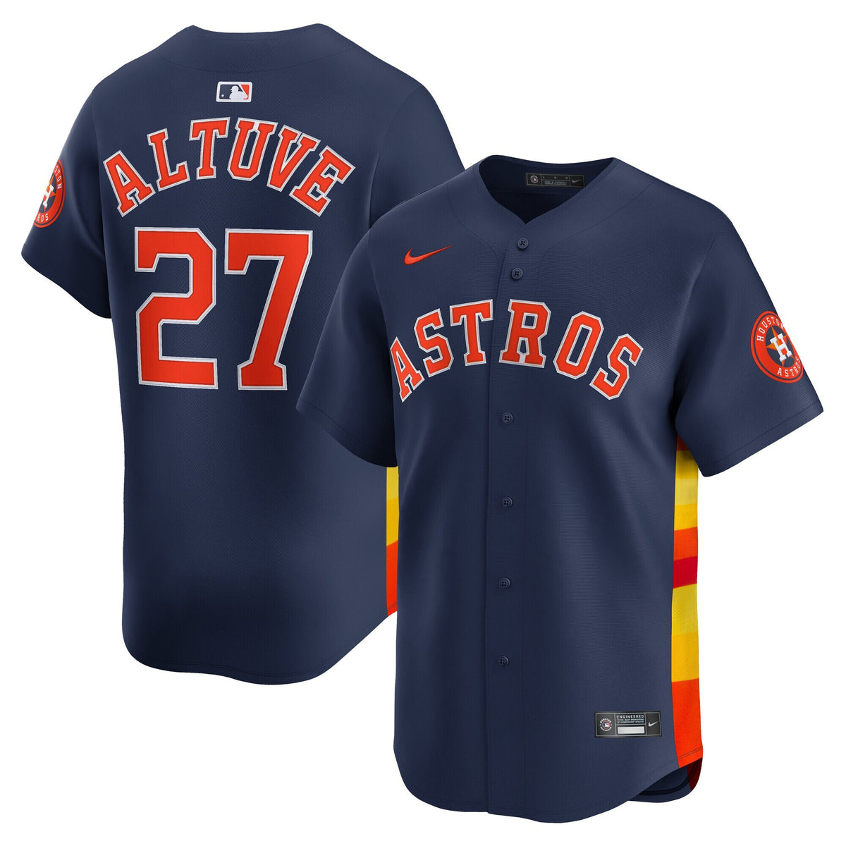 Houston Astros Jose Altuve Navy Alternate Limited Player Jersey